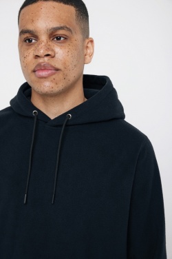 Logo trade business gifts image of: Iqoniq Trivor recycled polyester microfleece hoodie