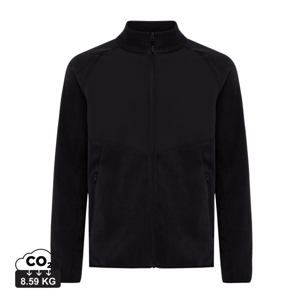 Logo trade promotional gifts picture of: Iqoniq Talung recycled polyester microfleece zip through