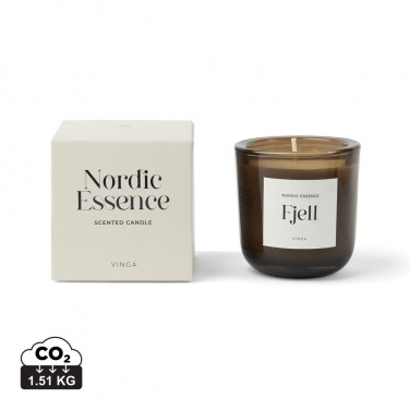 Logo trade business gifts image of: Nordic essence scented soy wax candle small