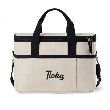 Logo trade advertising products picture of: VINGA Volonne AWARE™ recycled canvas cooler basket