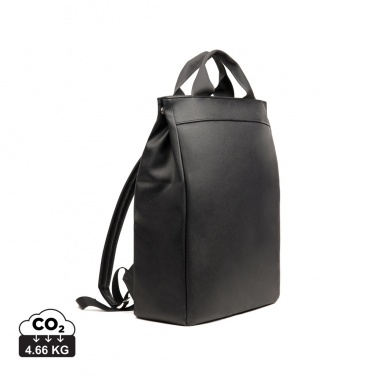 Logotrade promotional gift image of: VINGA Bermond RCS recycled PU backpack