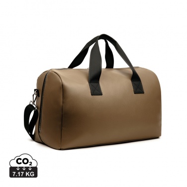 Logo trade promotional gifts picture of: VINGA Bermond RCS recycled PU weekend bag