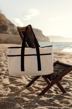 Logotrade promotional giveaways photo of: VINGA Volonne AWARE™ recycled canvas beach bag