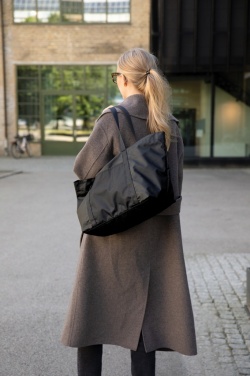 Logo trade promotional giveaways image of: VINGA Livorno GRS recycled polyester maxi tote
