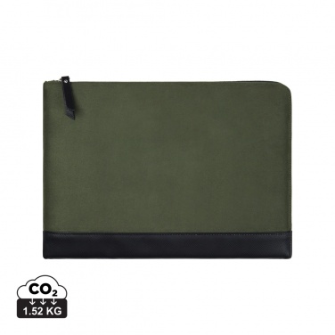 Logo trade corporate gifts image of: VINGA Marlow RCS recycled polyester 16" laptop sleeve