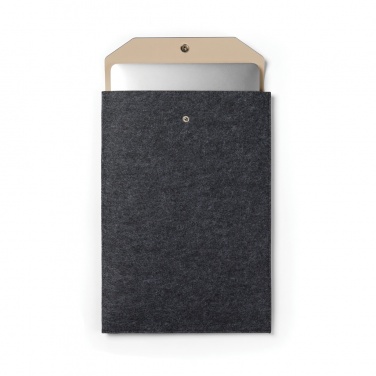 Logotrade corporate gift image of: VINGA Albon GRS recycled felt 15" laptop sleeve