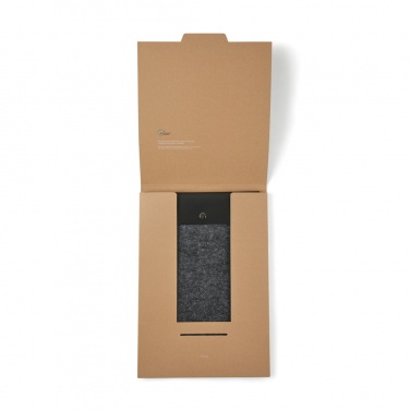 Logo trade promotional merchandise photo of: VINGA Albon GRS recycled felt 15" laptop sleeve