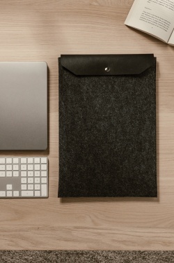 Logo trade promotional gifts image of: VINGA Albon GRS recycled felt 17" laptop sleeve