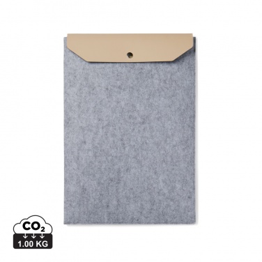 Logo trade promotional giveaways image of: VINGA Albon GRS recycled felt 17" laptop sleeve