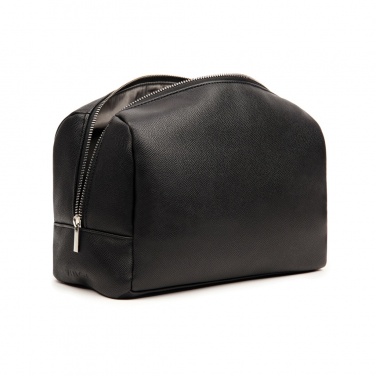 Logo trade promotional merchandise picture of: VINGA Bermond RCS recycled PU toiletry bag
