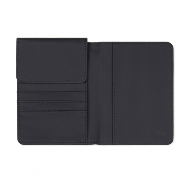 Logo trade promotional giveaways picture of: VINGA Baltimore RCS recycled polyester RFID passport cover