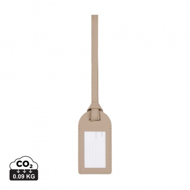 Logotrade corporate gift image of: VINGA Baltimore RCS recycled polyester luggage tag