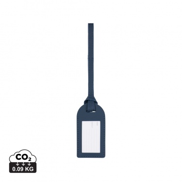 Logo trade corporate gifts picture of: VINGA Baltimore RCS recycled polyester luggage tag
