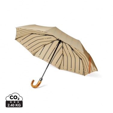 Logotrade promotional merchandise photo of: VINGA Bosler AWARE™ recycled pet 21" foldable umbrella