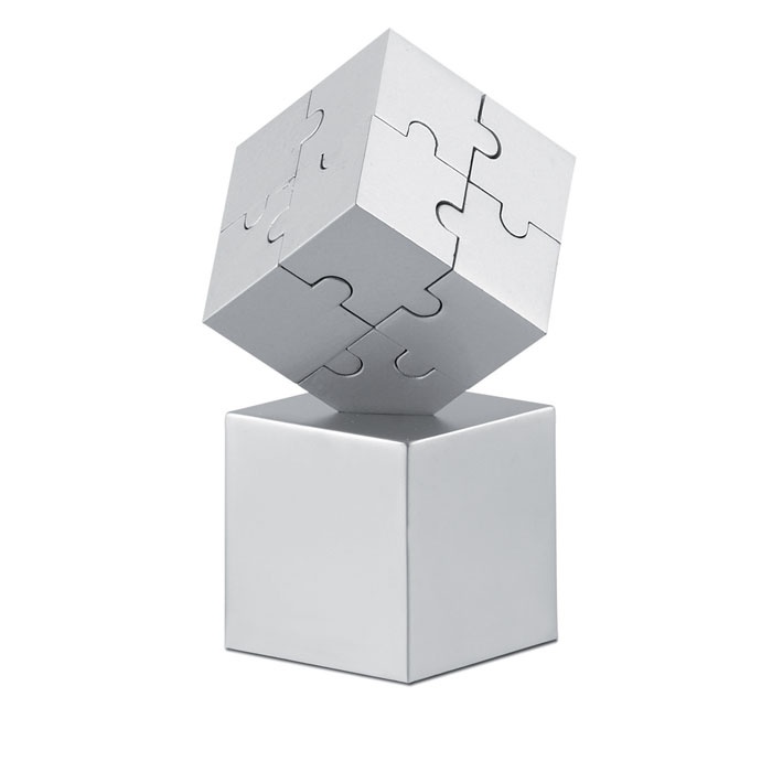 Logo trade business gift photo of: Metal 3D puzzle