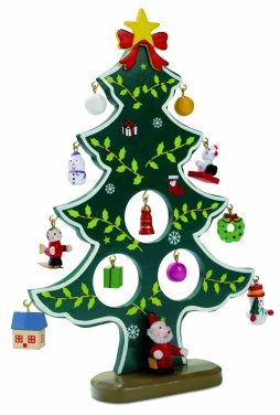 Logotrade promotional products photo of: Wooden xmas tree decoration