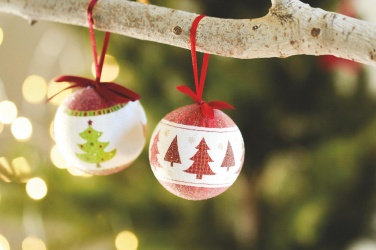 Logotrade advertising products photo of: Christmas bauble in gift box