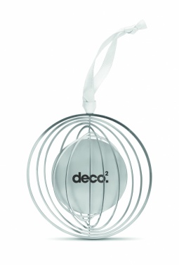 Logo trade promotional merchandise picture of: Circle decoration with ribbon