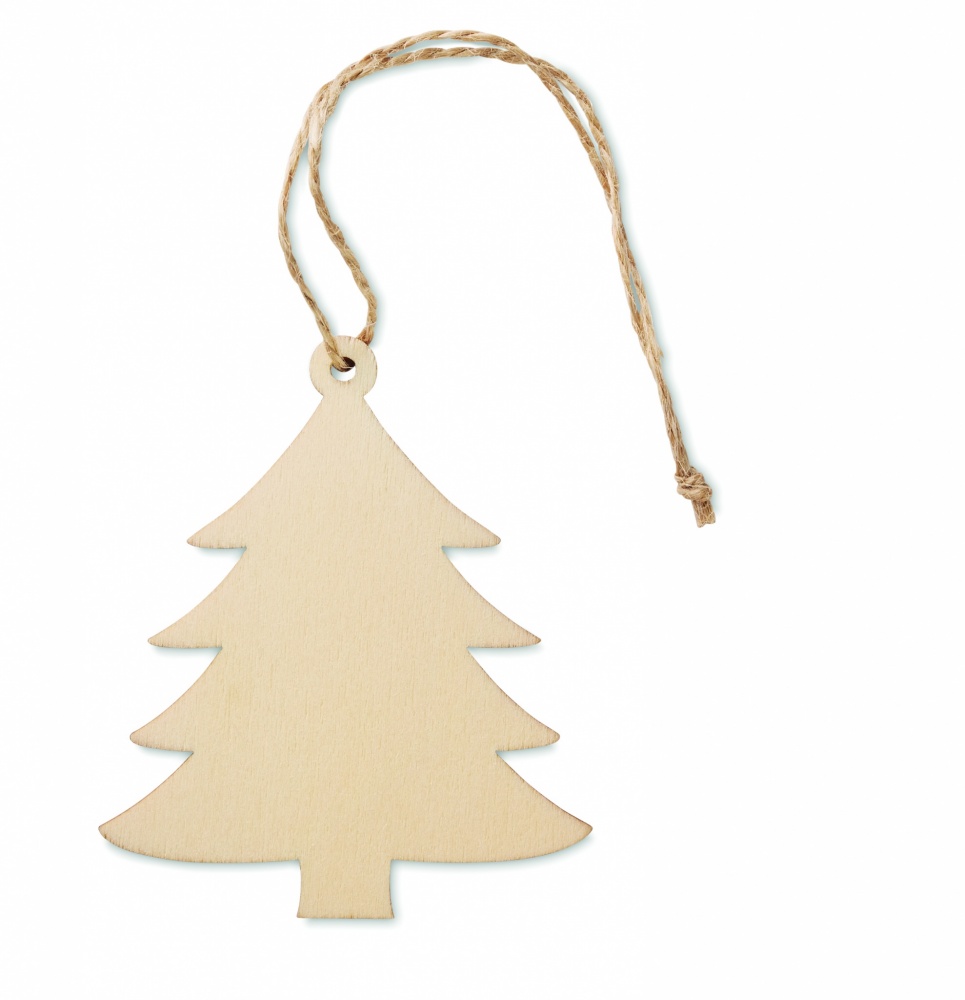 Logotrade promotional gifts photo of: Wooden Tree shaped hanger