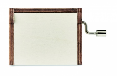 Logo trade business gift photo of: Wooden Christmas music box