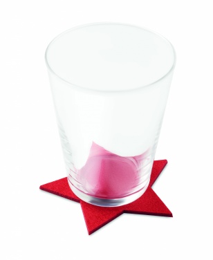 Logotrade corporate gifts photo of: RPET 4 felt coaster set