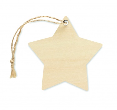 Logo trade promotional products image of: Christmas ornament star