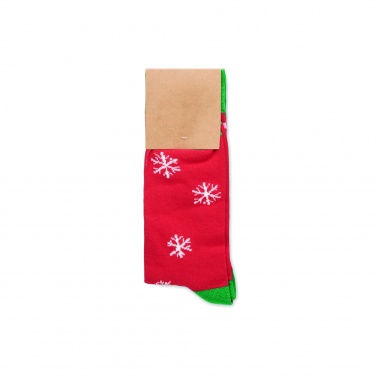 Logotrade promotional merchandise photo of: Pair of Christmas socks M