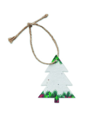 Logotrade advertising product image of: Seed paper Xmas ornament