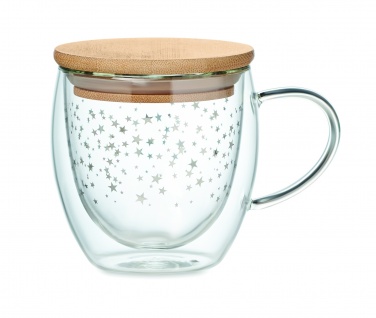 Logotrade promotional product picture of: Double wall borosilicate mug
