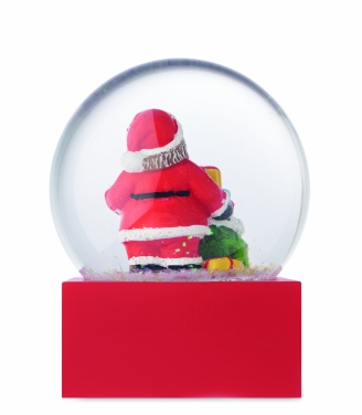 Logo trade promotional items picture of: Snow ball glass ornament