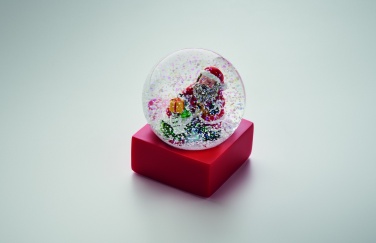 Logo trade advertising products image of: Snow ball glass ornament