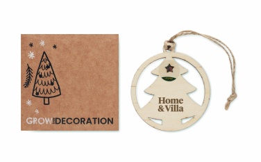 Logotrade corporate gift image of: Wooden tree shape hanger