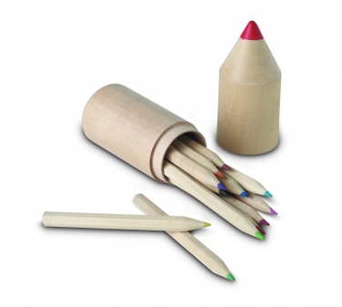 Logotrade promotional gift image of: 12 pencils in wooden box