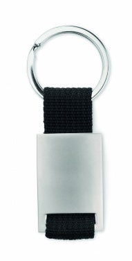 Logo trade advertising products picture of: Metal rectangular key ring Espoo