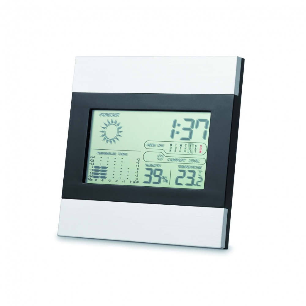Logotrade promotional giveaways photo of: Weather station and clock
