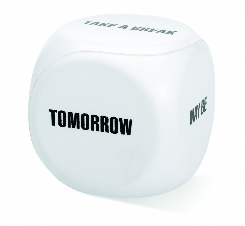 Logo trade corporate gift photo of: Anti-stress decision dice
