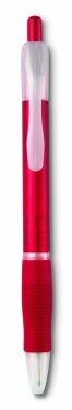 Logo trade promotional products picture of: Ball pen with rubber grip