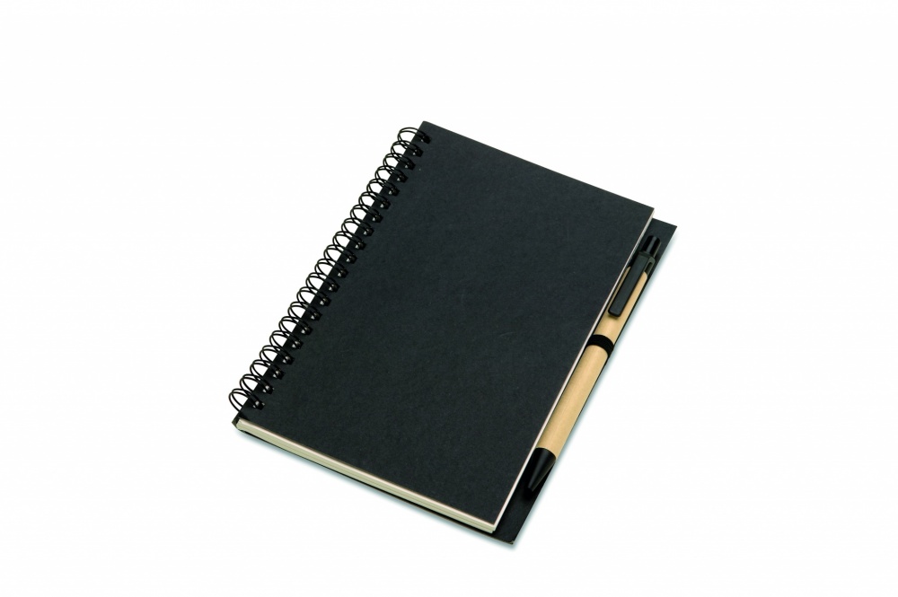 Logotrade promotional giveaway image of: B6 Recycled notebook with pen