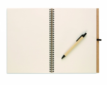 Logotrade business gifts photo of: Recycled notebook with pen