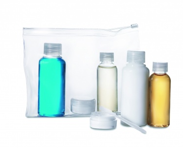 Logo trade business gift photo of: Travelling pouch with bottles