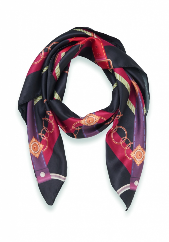 Logo trade promotional gift photo of: Shawl recycled satin polyester