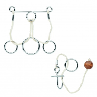 Logotrade business gifts photo of: Set of 2 metal brain teasers