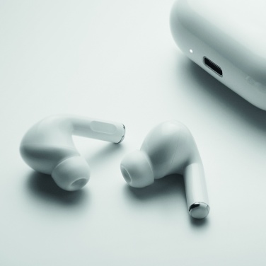 Logo trade business gifts image of: ABS TWS earbuds