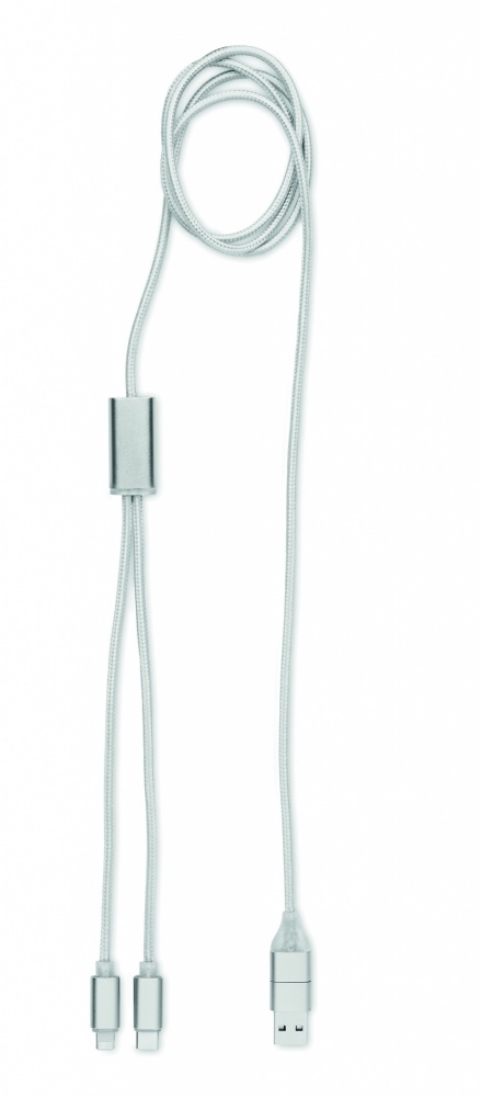 Logo trade promotional items image of: 2 in 1 long charging cable