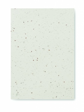 Logo trade advertising product photo of: A5 seed paper cover notebook