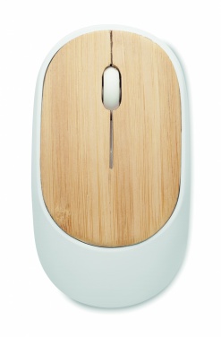 Logotrade promotional product image of: Wireless mouse in bamboo