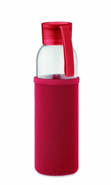 Logo trade advertising products picture of: Recycled glass bottle 500 ml