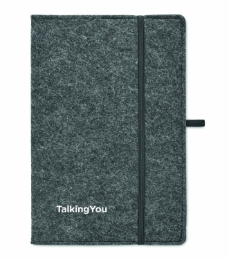 Logotrade corporate gifts photo of: A5 notebook RPET felt