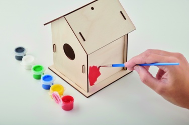 Logo trade promotional gift photo of: DIY wooden bird house kit