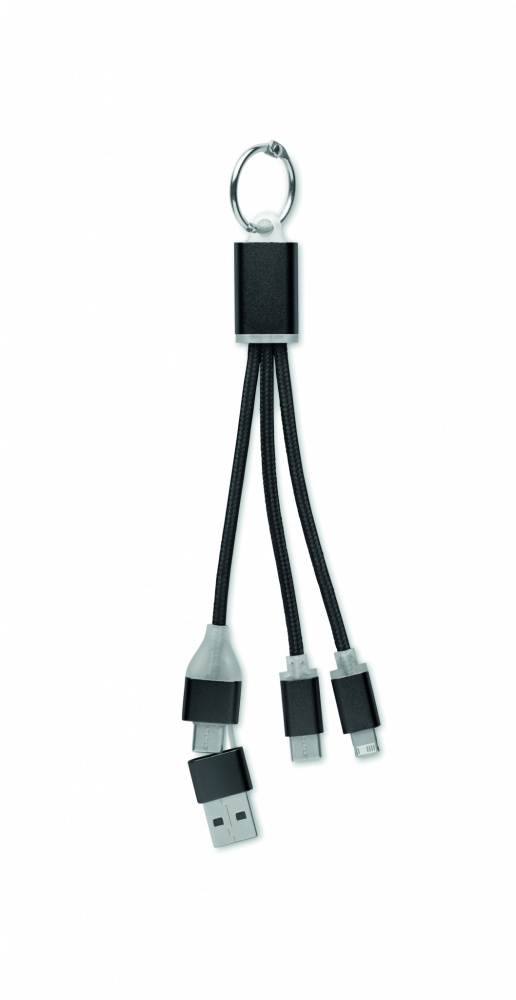 Logotrade promotional giveaways photo of: 4 in 1 charging cable type C